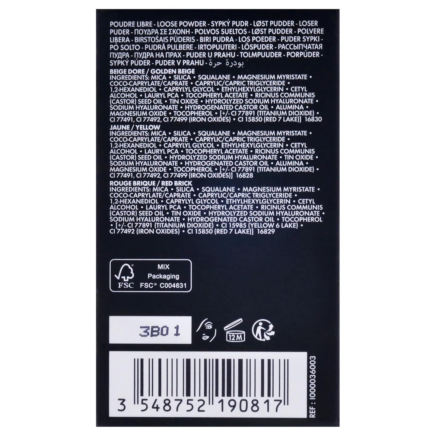 HD Skin Twist and Light - 3 Tan by for Women - 0.26 Oz Powder
